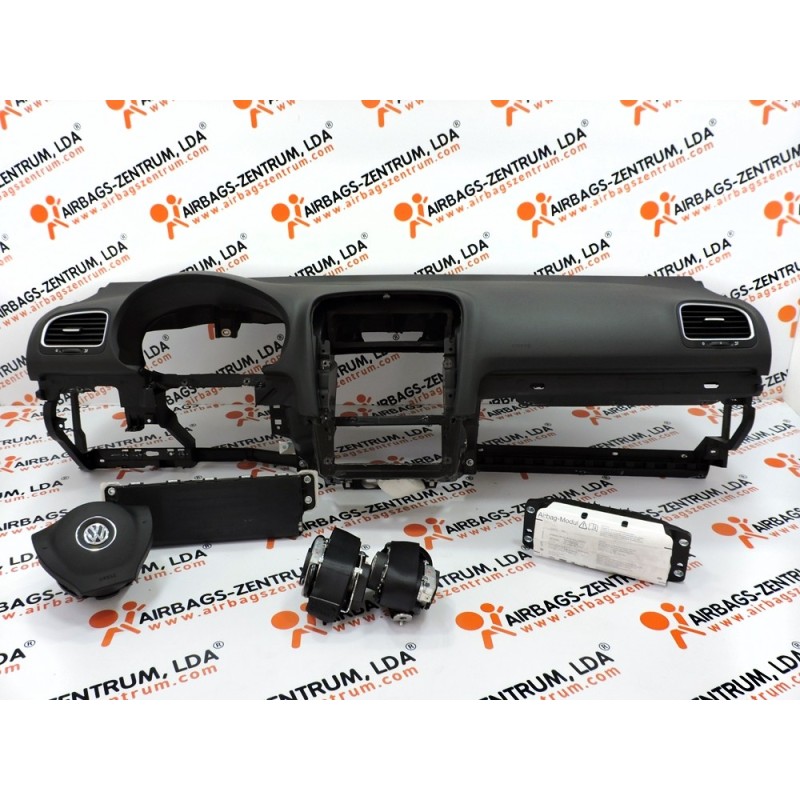 Airbags Kit - Volkswagen Golf VI 2009 - 2012