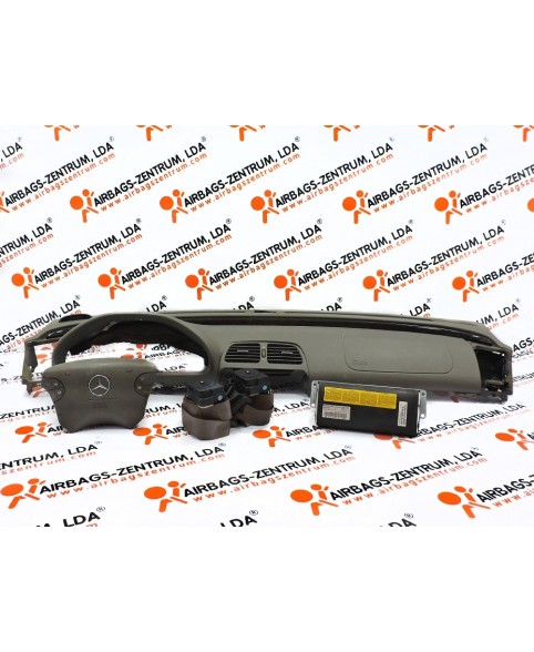 Airbags Kit - Mercedes CLK (W208) Cabriolet 1999 - 2002