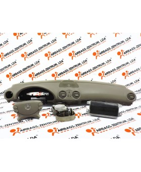 Airbags Kit - Mercedes CLK (W209) Cabriolet 2004 - 2010