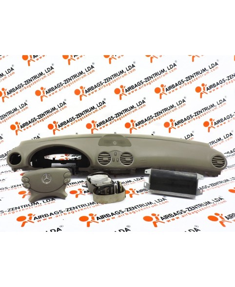 Kit Airbags - Mercedes CLK (W209) Cabriolet 2004 - 2010
